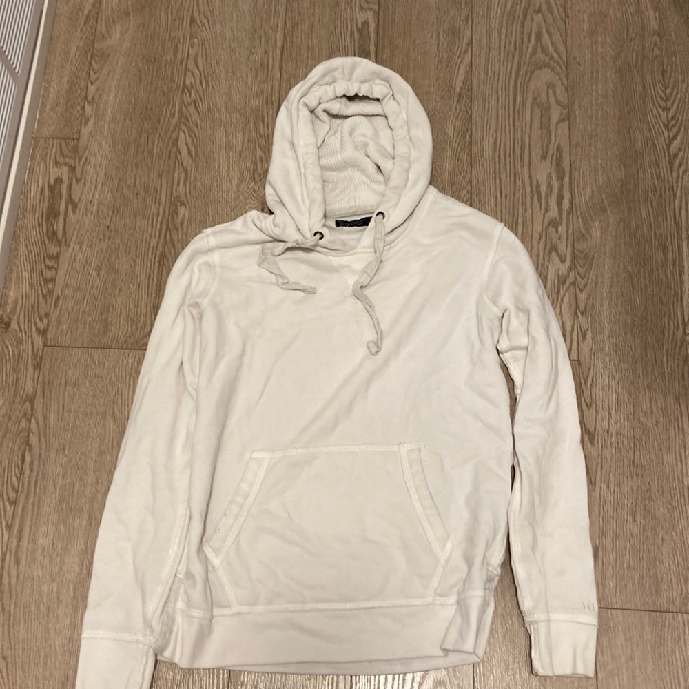 Abercrombie & Fitch white hoodie in XS